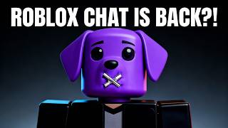 Roblox Chat Is Back?!!