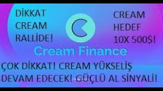 CREAM COİN ACİL ÇOK KRİTİK TEKNİK ANALİZ!!!🚀CREAM RALLİ SİNYALİNİ VERDİ!!!🚀HEDEF 10X 500 DOLAR!!!🚀