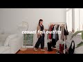 CASUAL FALL OUTFITS🧸 | fall lookbook