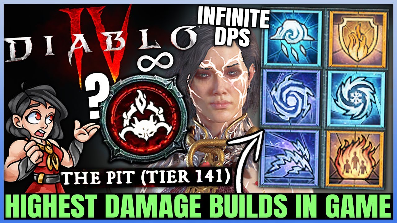 Diablo 4 - New Top 5 Best HIGHEST DAMAGE Season 4 Sorcerer Builds! (Pit ...