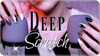 ASMR Intense Mic Scratching DEEP in Your Ears (NO TALKING) Nails, Mascara Wands, Japanese Pick +