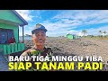 BARU TIGA MINGGU TIBA, PAK SUGIANTO ASAL JOGJA SIAP TANAM PADI LOKASI TRANSMIGRASI SP10 TANJUNG BUKA