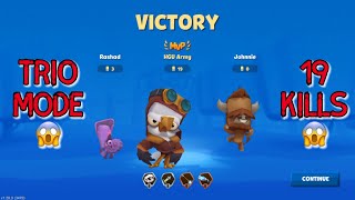 Trio Gameplay || 19 Kills😱 || Zoo Battle Arena