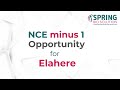 NCE minus 1 Opportunity - Elahere | Spring Bio Solution