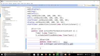 Make your own countdown timer in core java