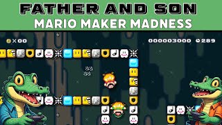 Dad & Son Mario Maker Madness!