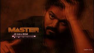 JD Intro BGM- Master | Thalapathy Vijay |Anirudh | Lokesh