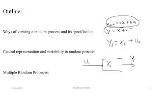 L37 Two ways viewing of a random process and its specification