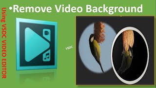 How to remove video background using VSDC video editor  | Remove and change  video background