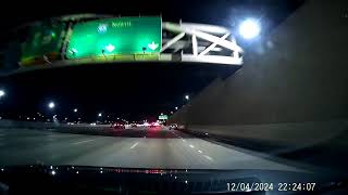 driving in miami florida - north on i-95 to west 826