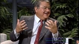 Buddy Hackett tries to keep his jokes clean on Johnny Carson's Tonight Show