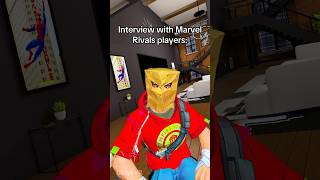 Interview with Marvel Rivals players be like #marvelrivals #gaming #vrchat