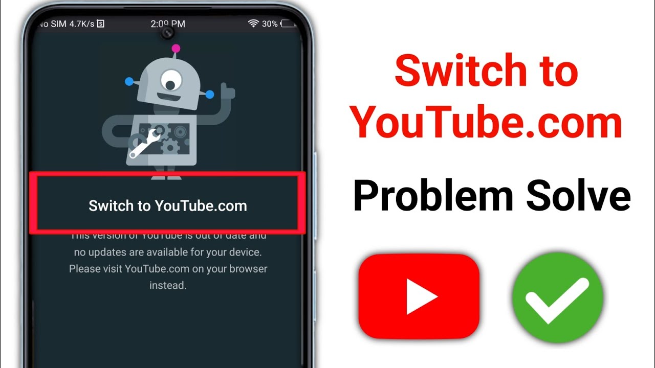 How To Fix Switch To Youtube Problem 2025 Easy Fix Youtube