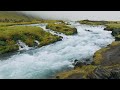 4K 2-Hour Blue Water Cascades in Iceland  ASMR  White Noise