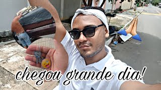 VLOG- peguei a chave do meu kitnet+ mudanças para minha nova casa!🙏| Henrique Bandeiraa