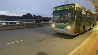 Transperth Mercedes benz 0405nh cr225l tp1844 departing stirling station.