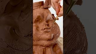 Sculpting character   #clay #clayart #sculpturing #claycrafts #figuresculpting #art