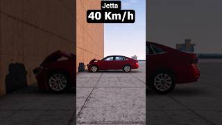 Volkswagen Jetta #animation Crash Test #crashtest #volkswagen #jetta #shorts
