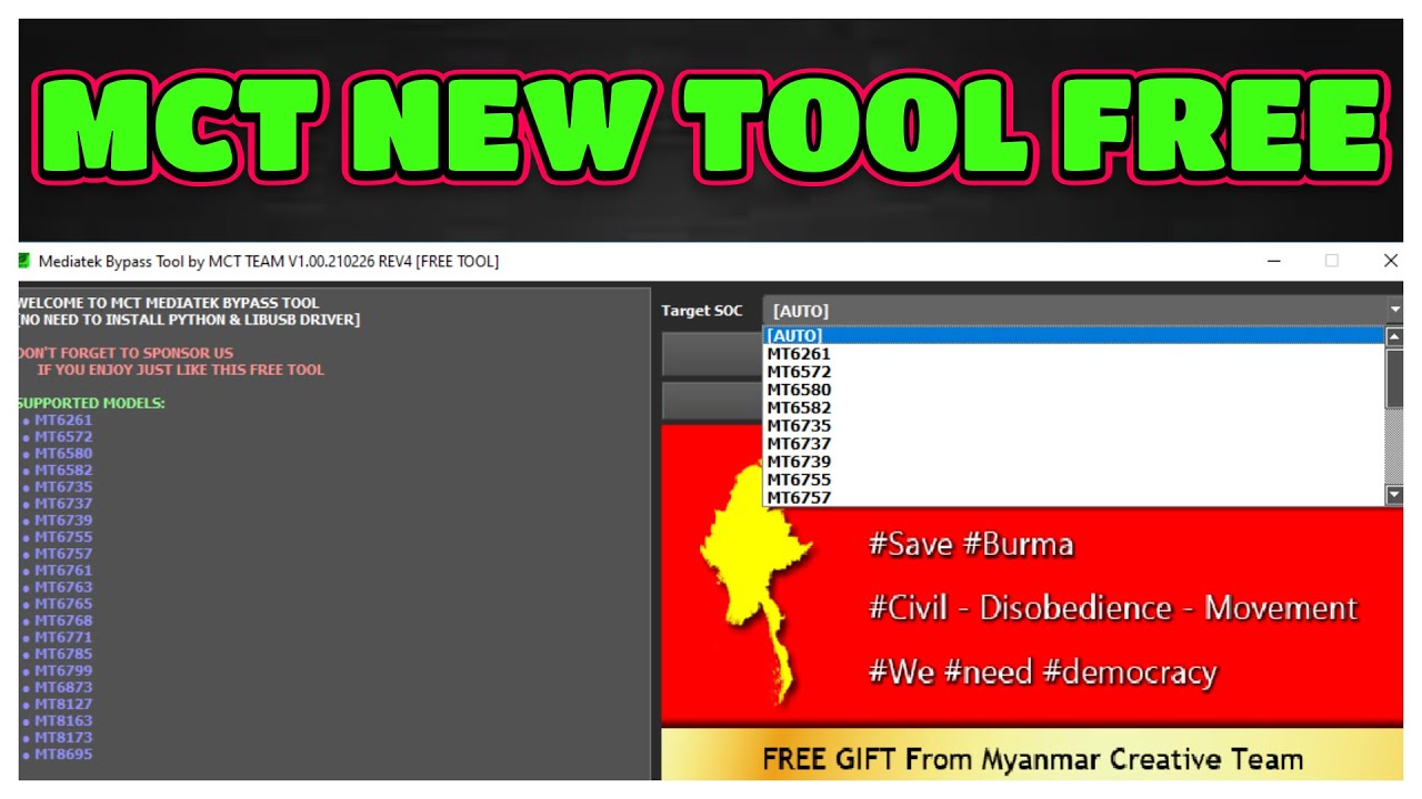 Download Mediatek Bypass Tool V4 By Mct 2024 New Mtk Tool 2024 Mct
