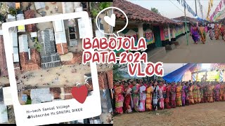 Babojola Pata-2024 || Babojola Village || Colour full Village || Mayurbhanj || Mr.SANTAL BIKER