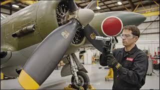 ABANDONED Mitsubishi A6M Zero Fighter Plane Restoration — Complete ASMR Documentary!