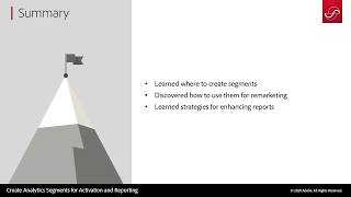 Create Analytics Segments for Activation and Reporting