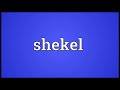 shekel meaning