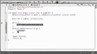 Objective C Programming Tutorial 42 Error Exception Handling YouTube