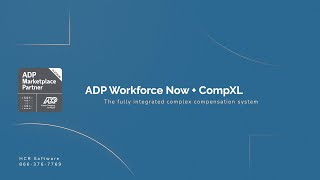 CompXL | ADP Workforce Now | Introduction to Complex Compensation Planning