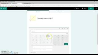 Forms - Math Features