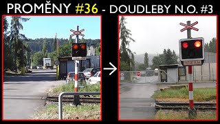 Proměny železničních přejezdů #36 - Doudleby nad Orlicí #3 (2013 - 2019) / Railroad crossing changes