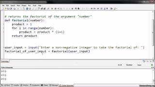 Defining a Factorial Function - Introduction to Programming with Python - NETCODEIDEA.COM