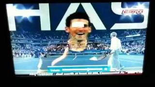 Djokovic imitates McEnroe then plays him