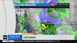 SoCal Winter Storm: Santa Clarita gets wintery mix