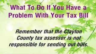 The Clayton County Tax Assessor and You | Atlanta Real Property Tax Appeal 404-618-0355