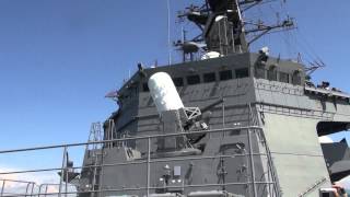 護衛艦さざなみ 高性能20mm機関砲CIWS展示┃Japanese destroyer Sazanami's CIWS Phalanx