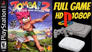 Tomba! 2: The Evil Swine Return [PS1] 100% ALL 133+4 Events Longplay Walkthrough (HD, 60FPS)