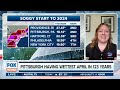 'Going To Come Very Close' Pittsburgh Inching Closer To Its All-Time Wettest April On Record