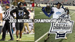 JUCO NATIONAL CHAMPIONSHIP VLOG | IWCC VS EMCC FOOTBALL!!