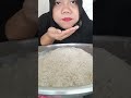 DYMA |ASMR RAW RICE EATING |Makan Beras | asmrrawriceeating| asmrsounds | Basmatirice #asmr #shorts