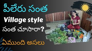 పల్లెటూరు స్టైల్ సంత || Spain Telugu Ammayi in Pileru Santha | Village Style Santha | Telugu Vlogs