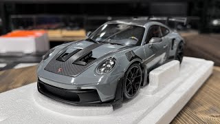 110062024 Minichamps Porsche 911 (992) GT3RS dark grey 1:18