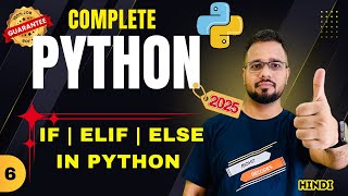Python Tutorial in Hindi #6 - Conditional Statements