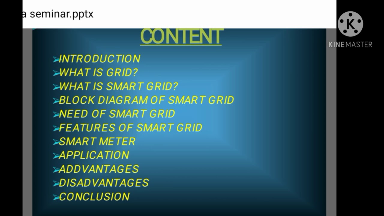 Smart Grid Seminar Youtube