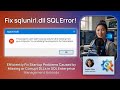 Fix sqlunirl.dll SQL Error!