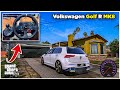 GTA 5 - Driving Volkswagen Golf R MK8 | Uber Driving  | Logitech G29 Gameplay