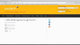 bWAPP Low Level - XML/XPath Injection (Login Form)