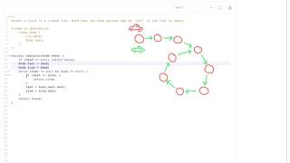 Data Structures: Cycles in a Linked List