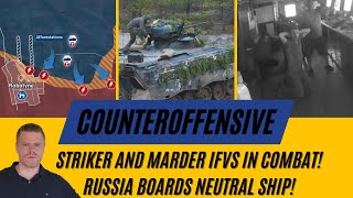 Stryker and Marder IFVs Enter the Battlefield! Russia Captures Neutral Ship!