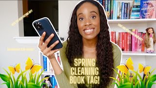 SPRING CLEANING BOOK TAG! ☀️📗 | Intimidating reads, book recs, & a glimpse into my bookshelves